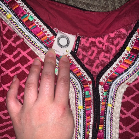 ANTHROPOLOGIE AKEMI KIN BOHO CHIC LUXE EMBROIDERED - Picture 6 of 7